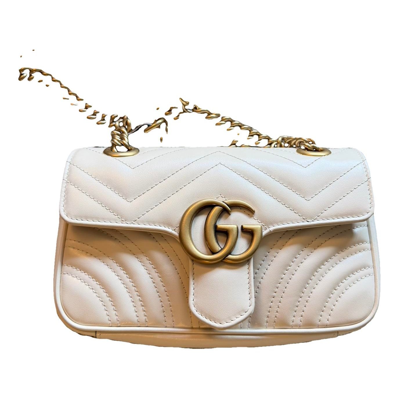 GG Marmont Flap leather crossbody bag