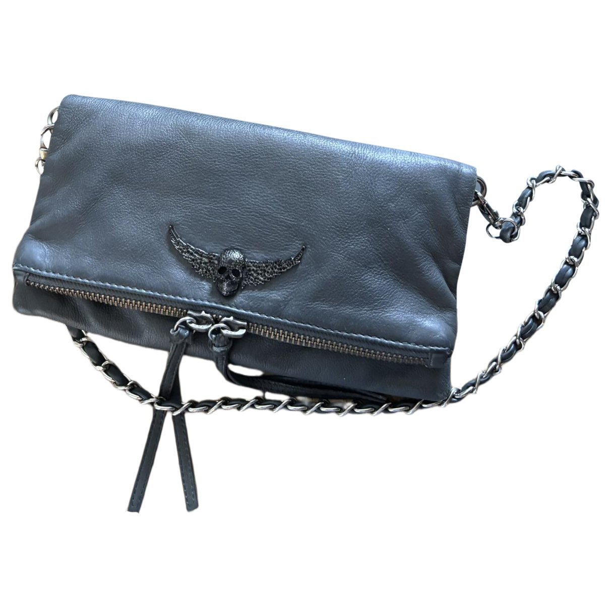 Rock leather crossbody bag