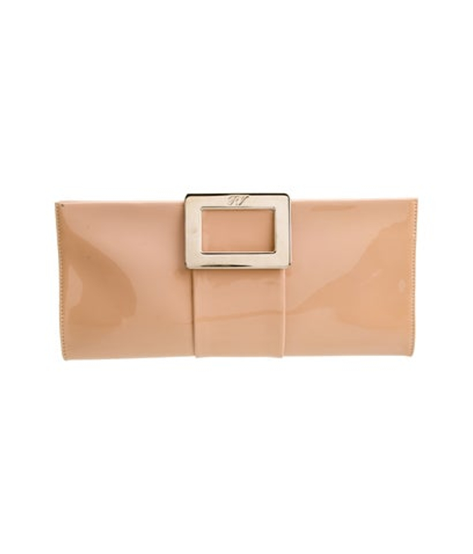Roger Vivier Vivier Patent Leather Clutch