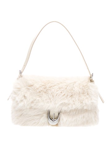 Staud Shearling Top Handle Bag