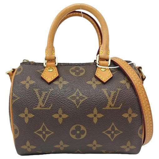 Nano Speedy / Mini HL leather handbag