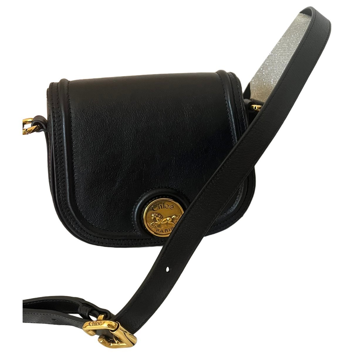 Horse Medal leather handbag