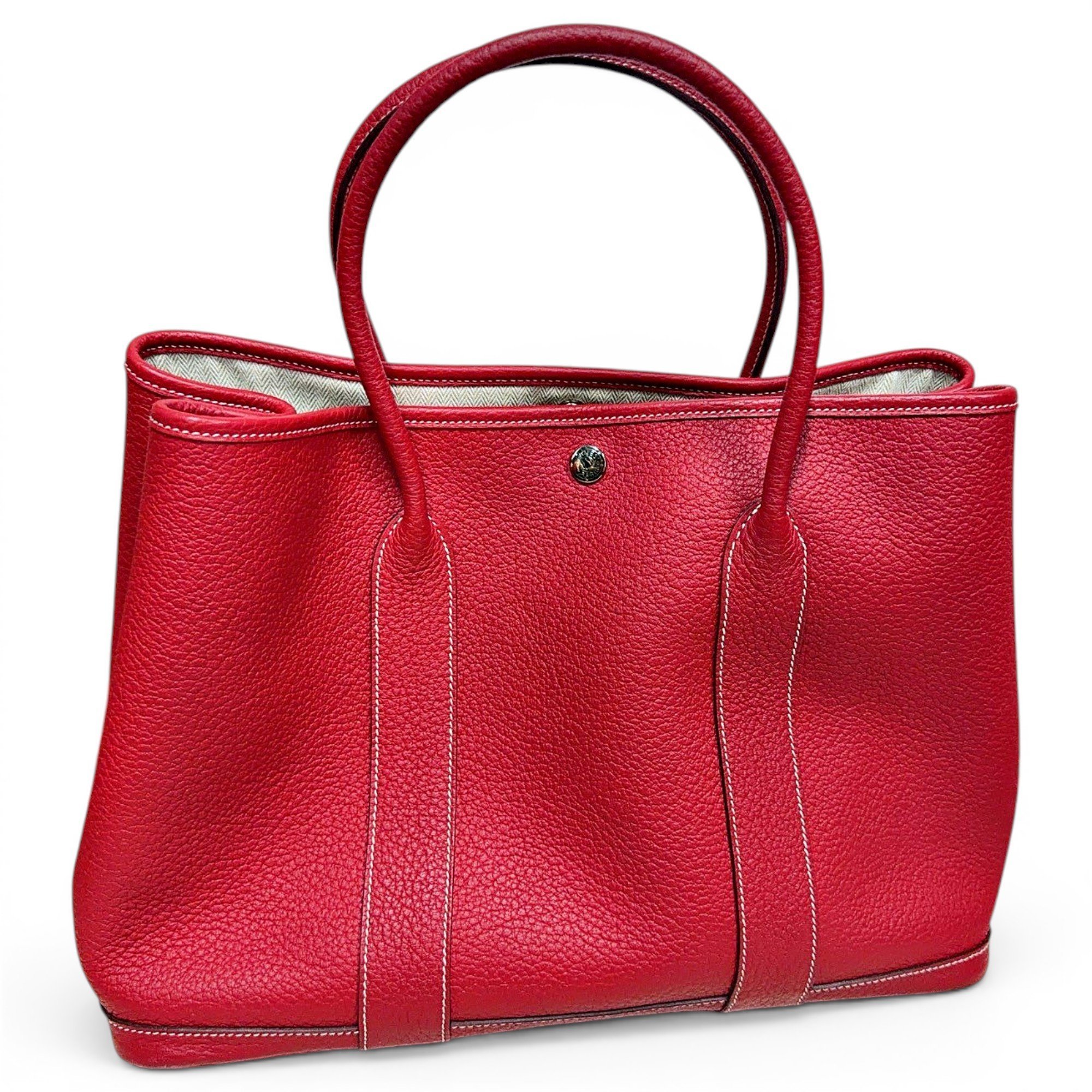 Garden Party leather handbag