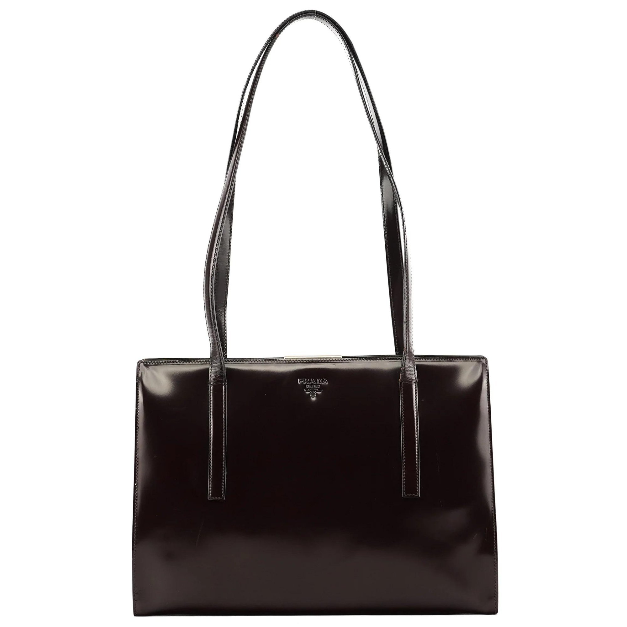 Re-Edition 1995 patent leather tote