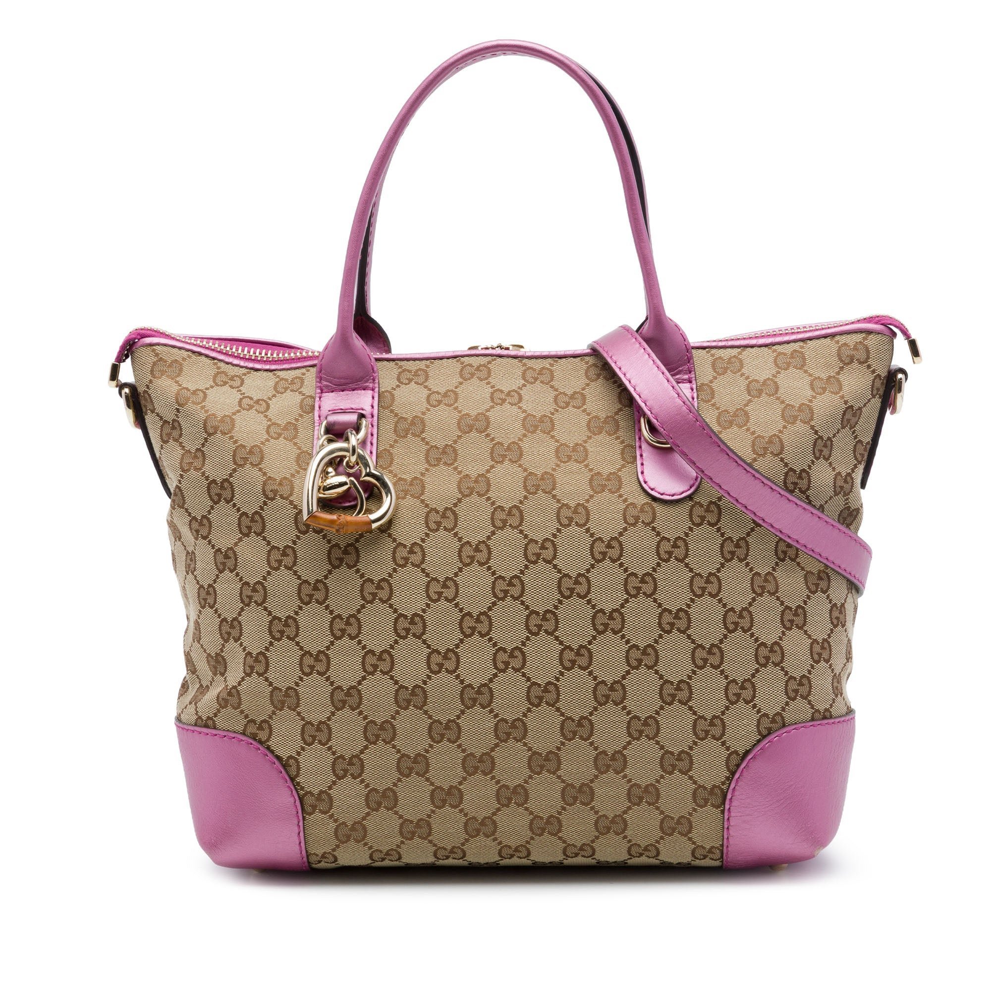 Gucci B leather handbag