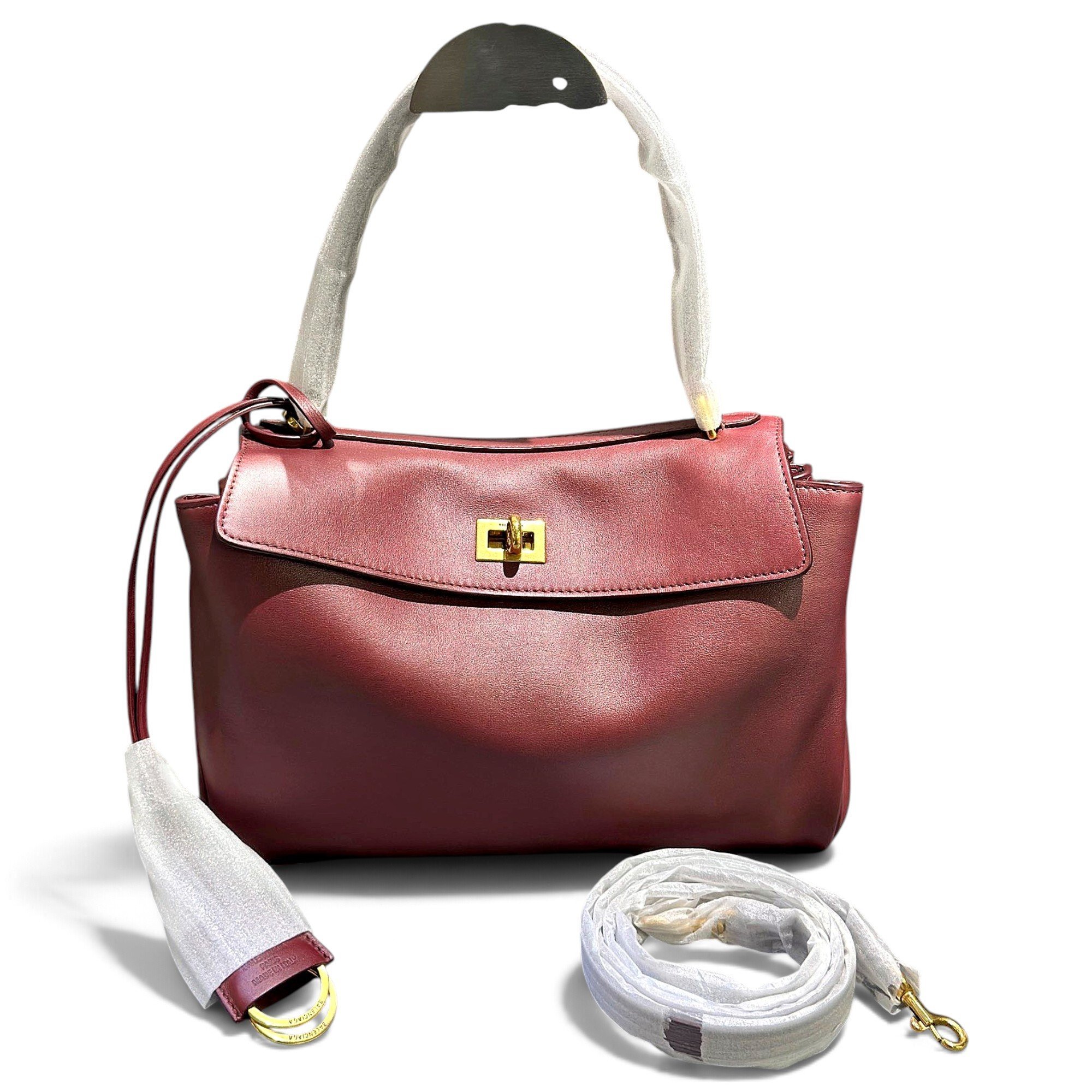 Balenciaga Rodeo leather handbag