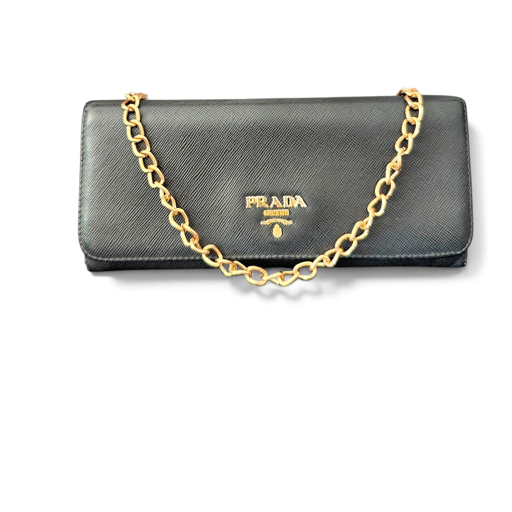 Prada Pocket leather handbag