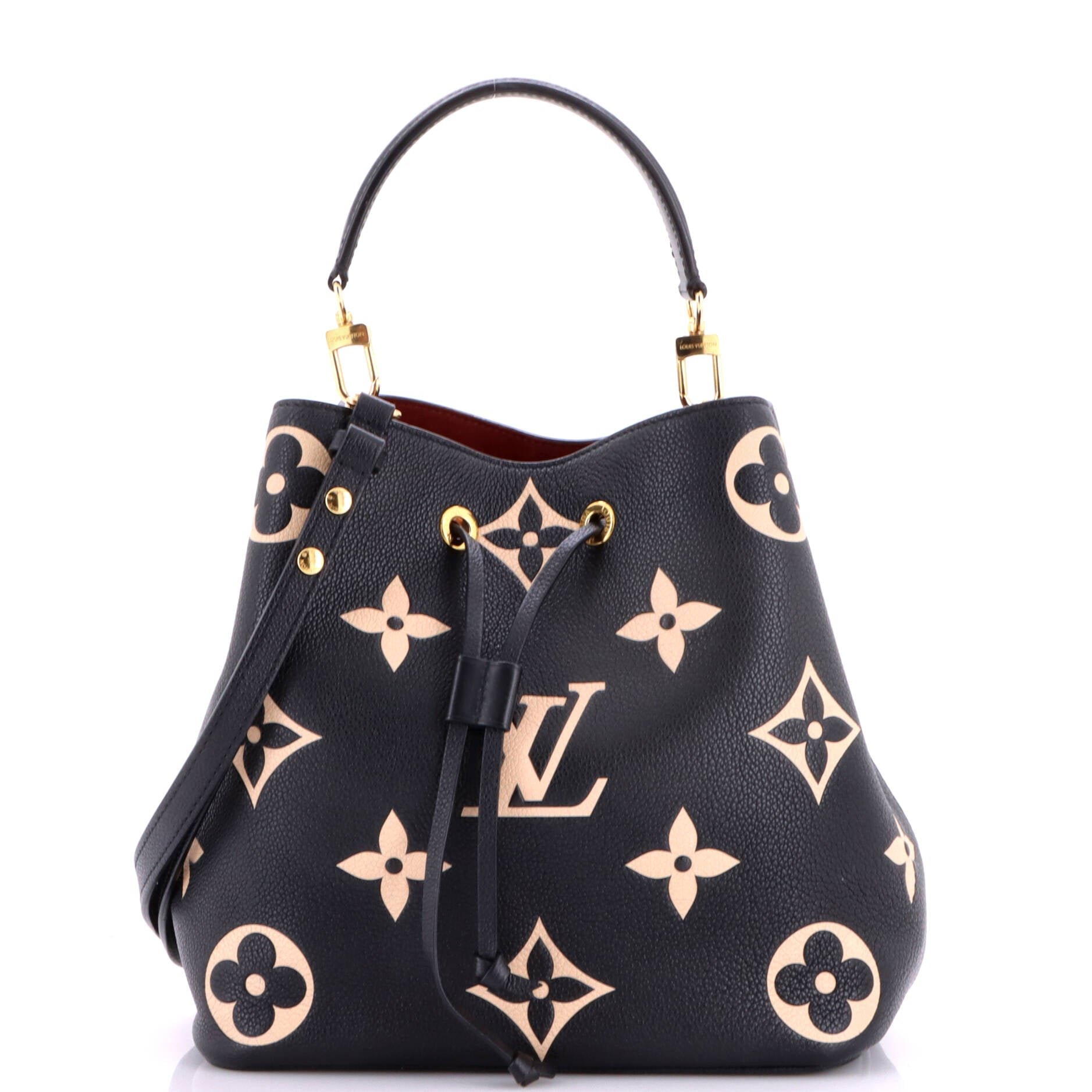 NeoNoe Handbag Bicolor Monogram Empreinte Giant MM