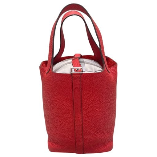 Picotin leather handbag