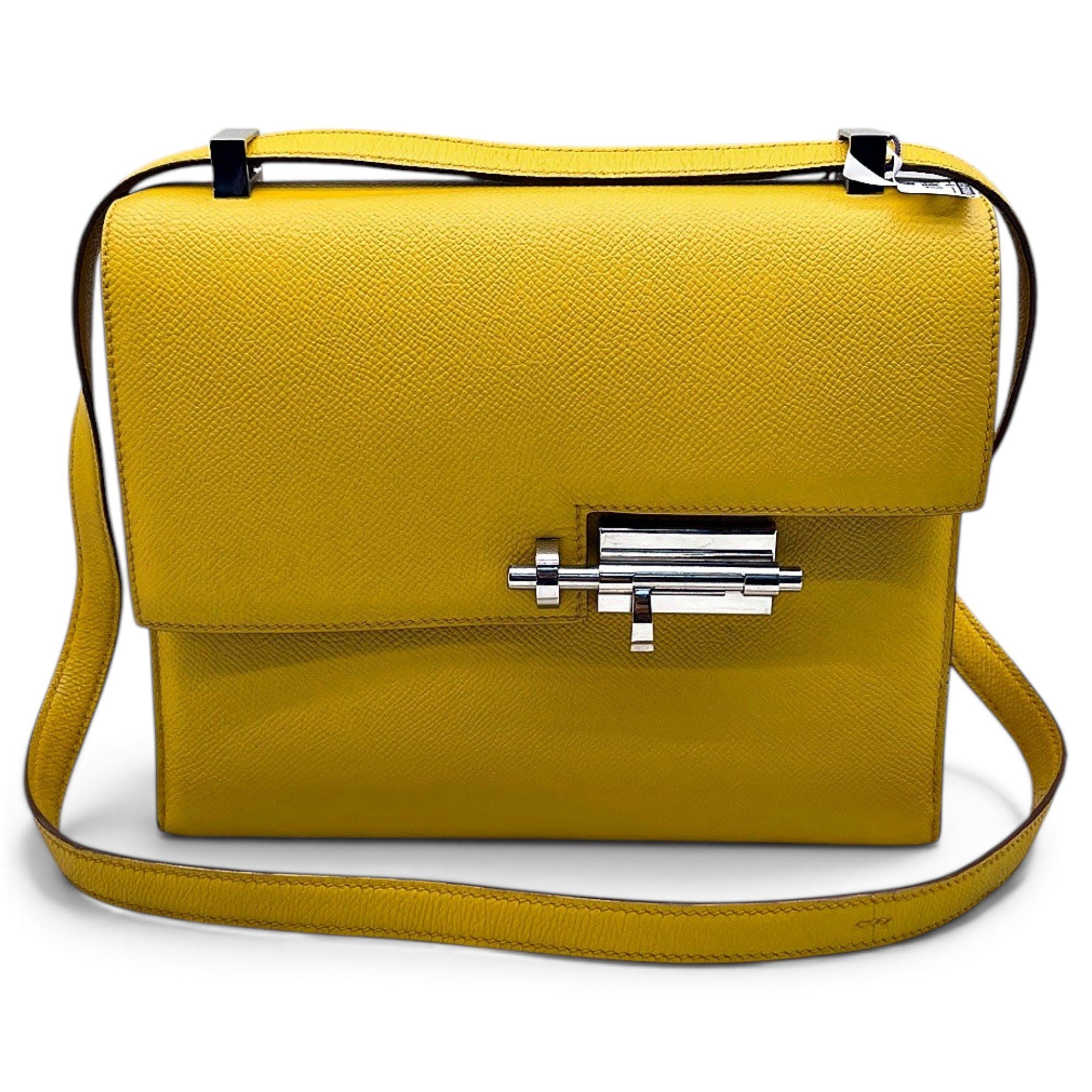 Verrou leather handbag