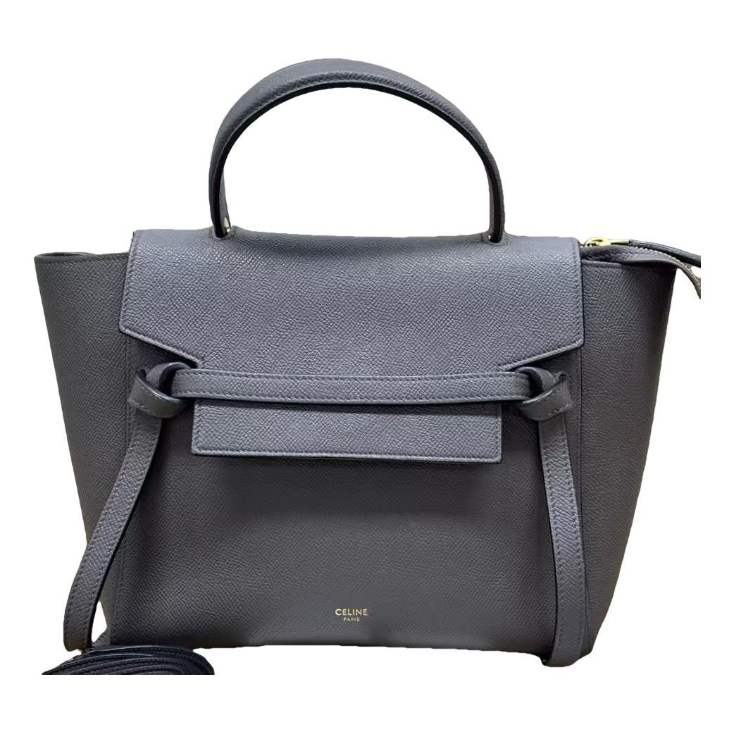 Belt leather handbag