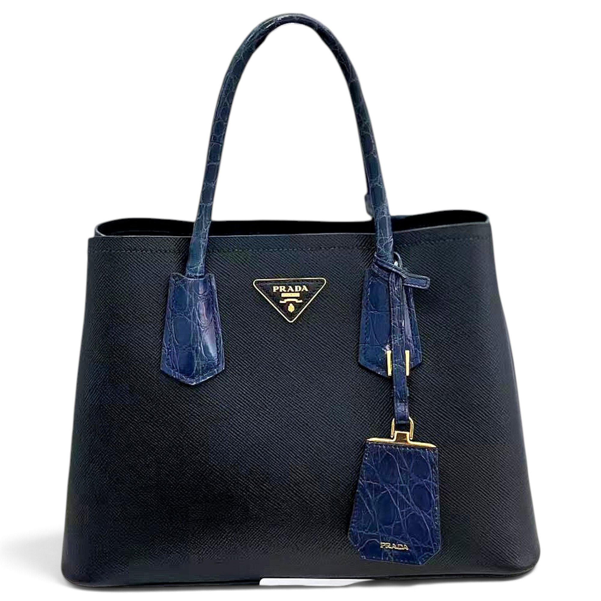 Prada Double leather handbag