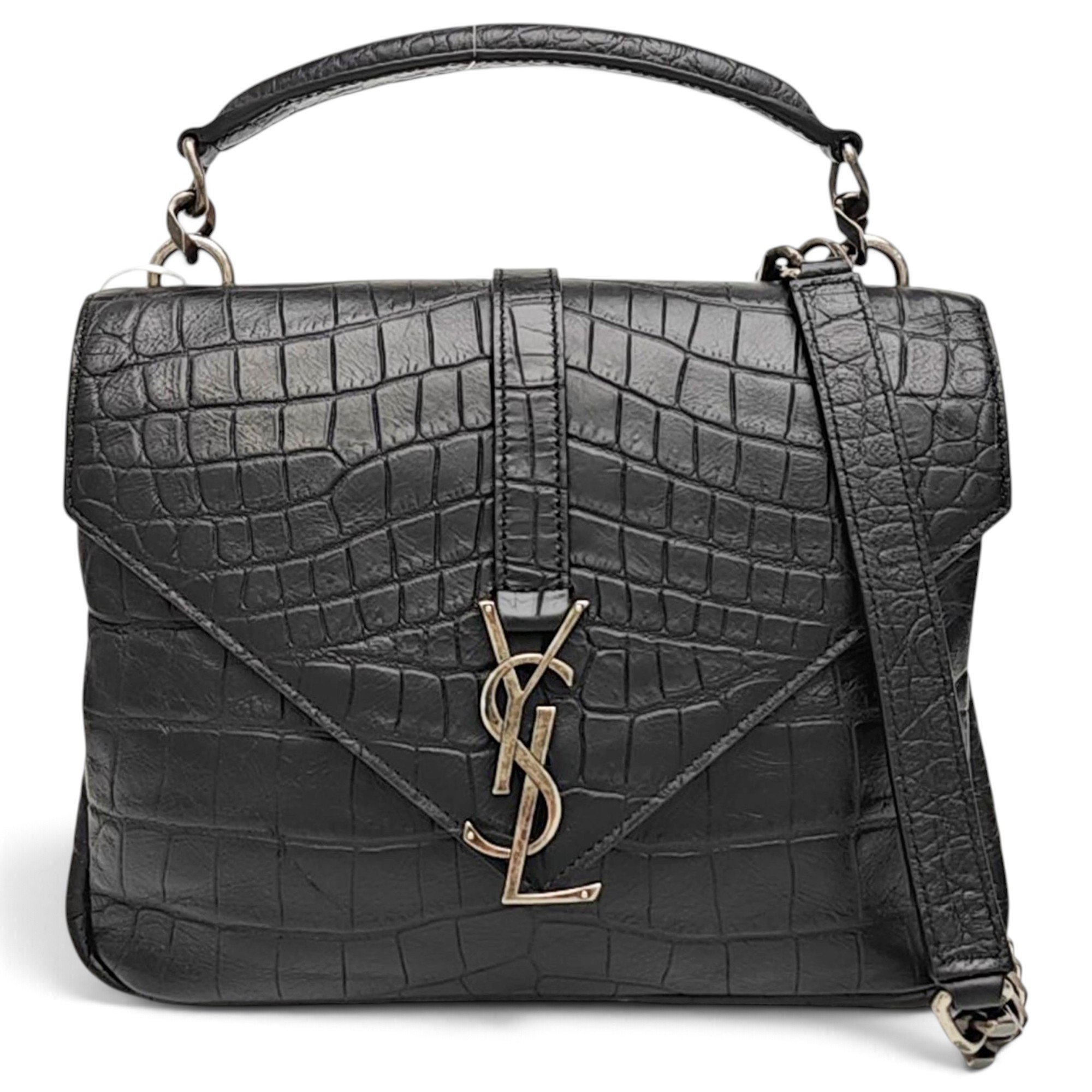 Collége monogramme leather handbag