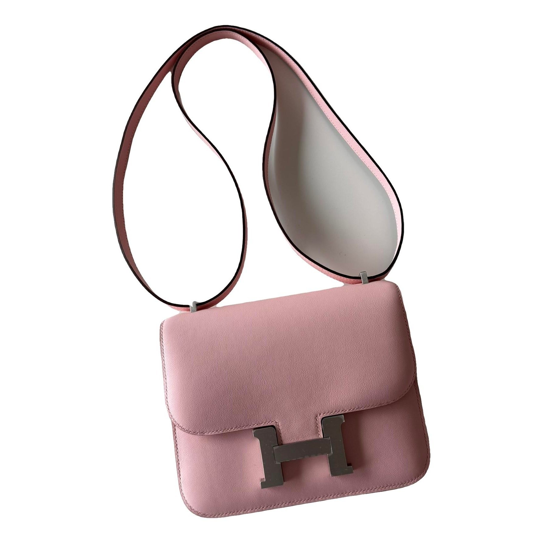 Hermes Constance 18 Handbag Rose Sakura Swift Leather 2025