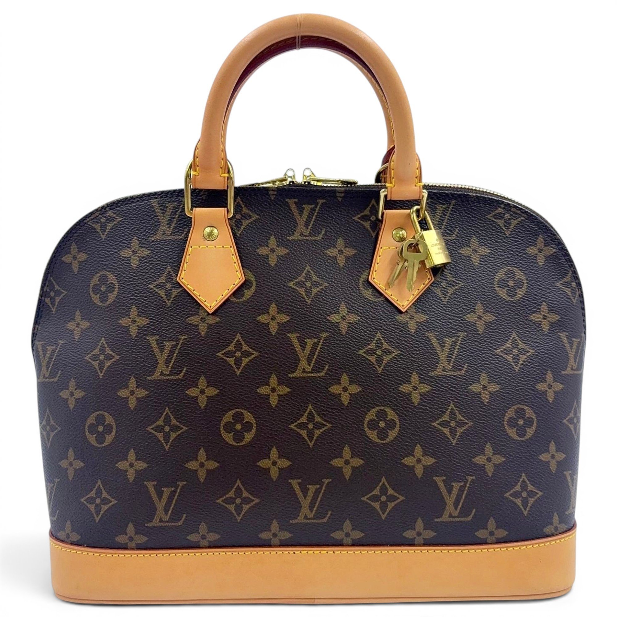 Alma leather handbag