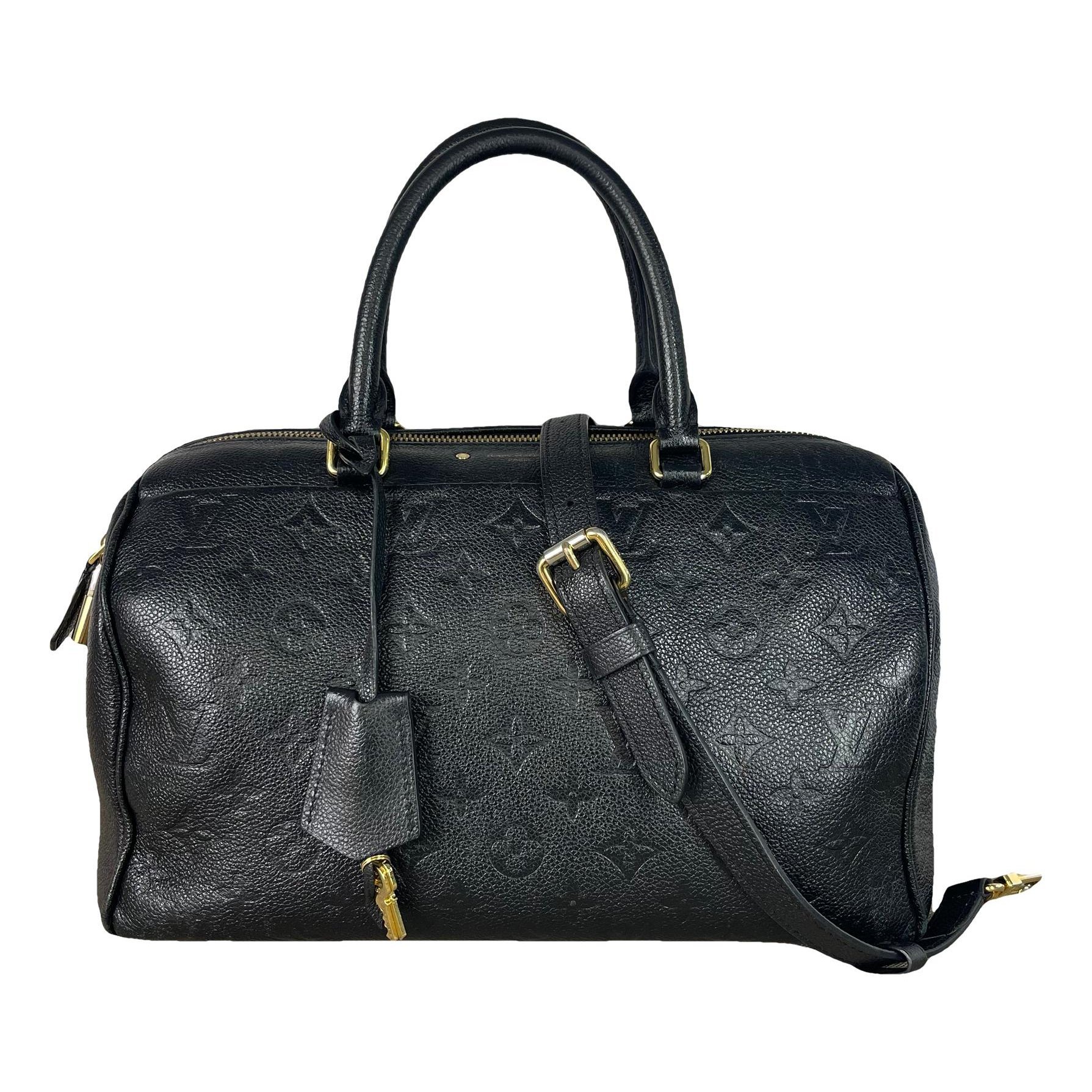 Speedy leather handbag