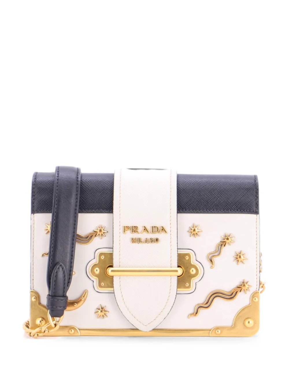Cahier Embellished Leather Small crossbody bag