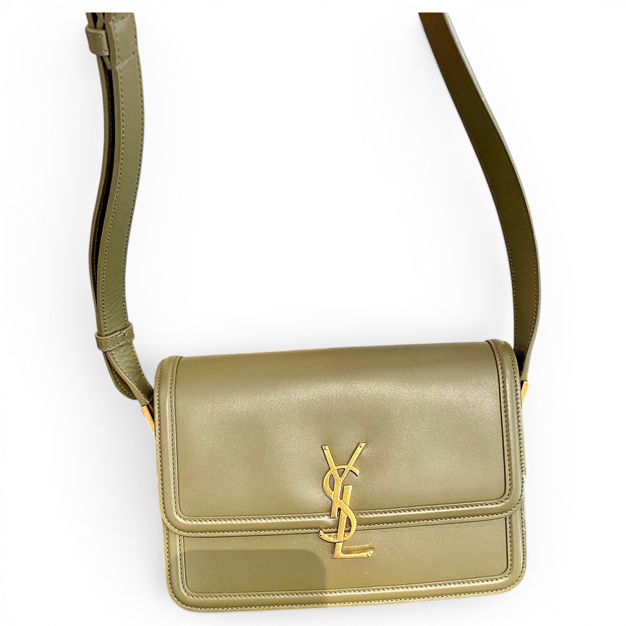 Solférino leather handbag