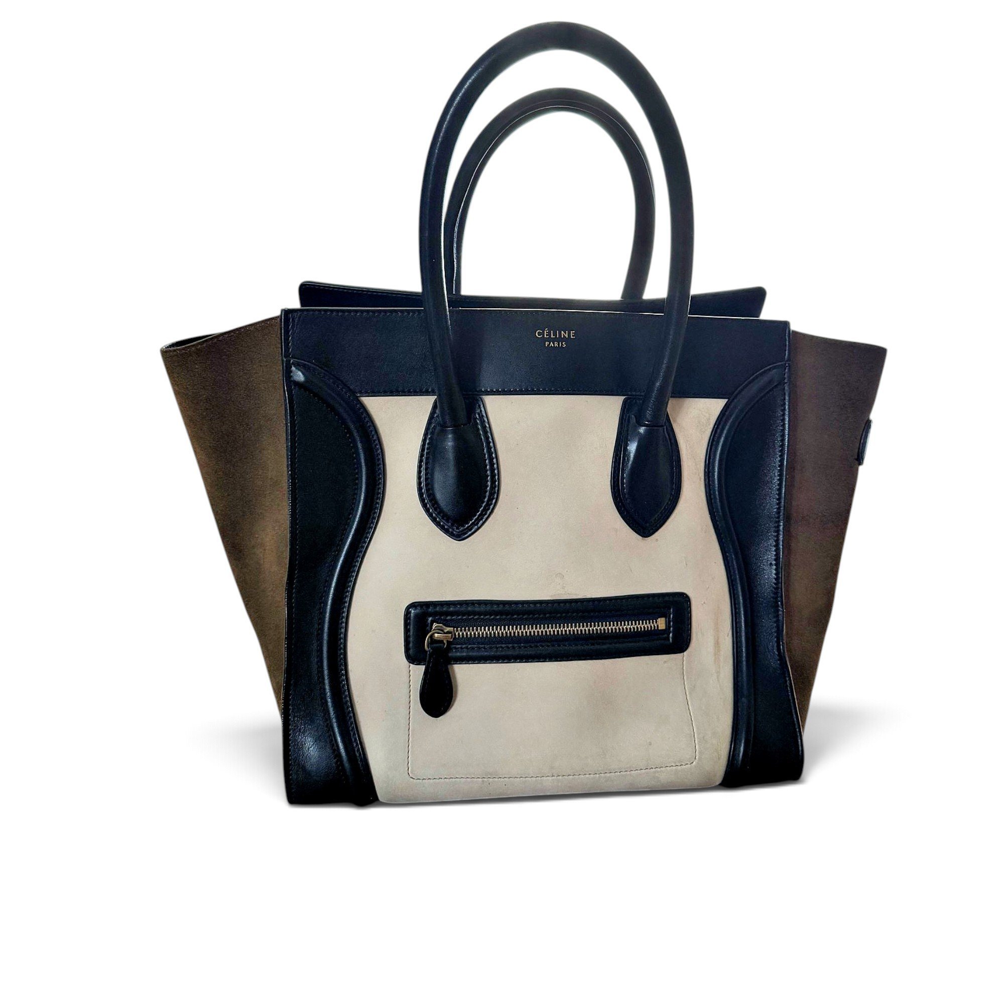 Luggage leather handbag
