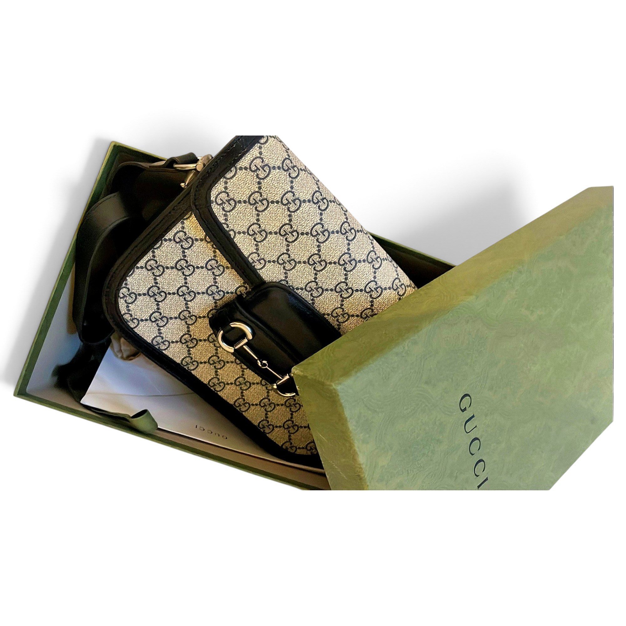 Horsebit 1955 leather crossbody bag