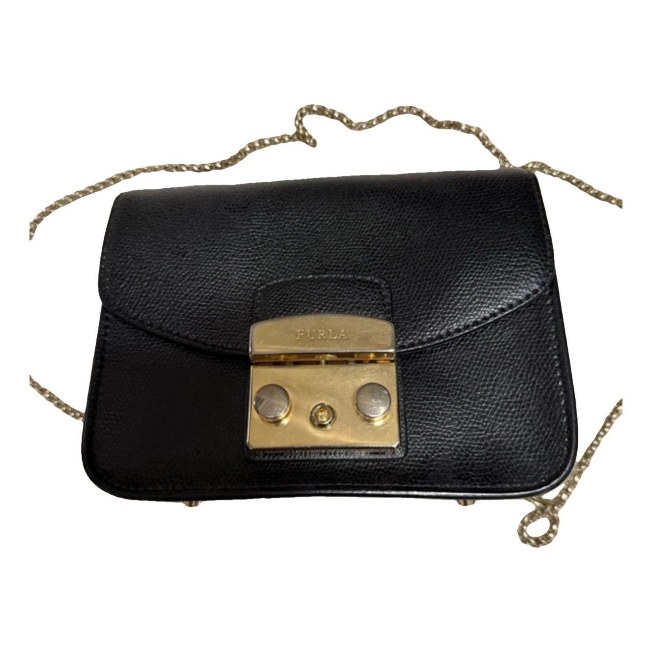 Furla Metropolis leather clutch bag