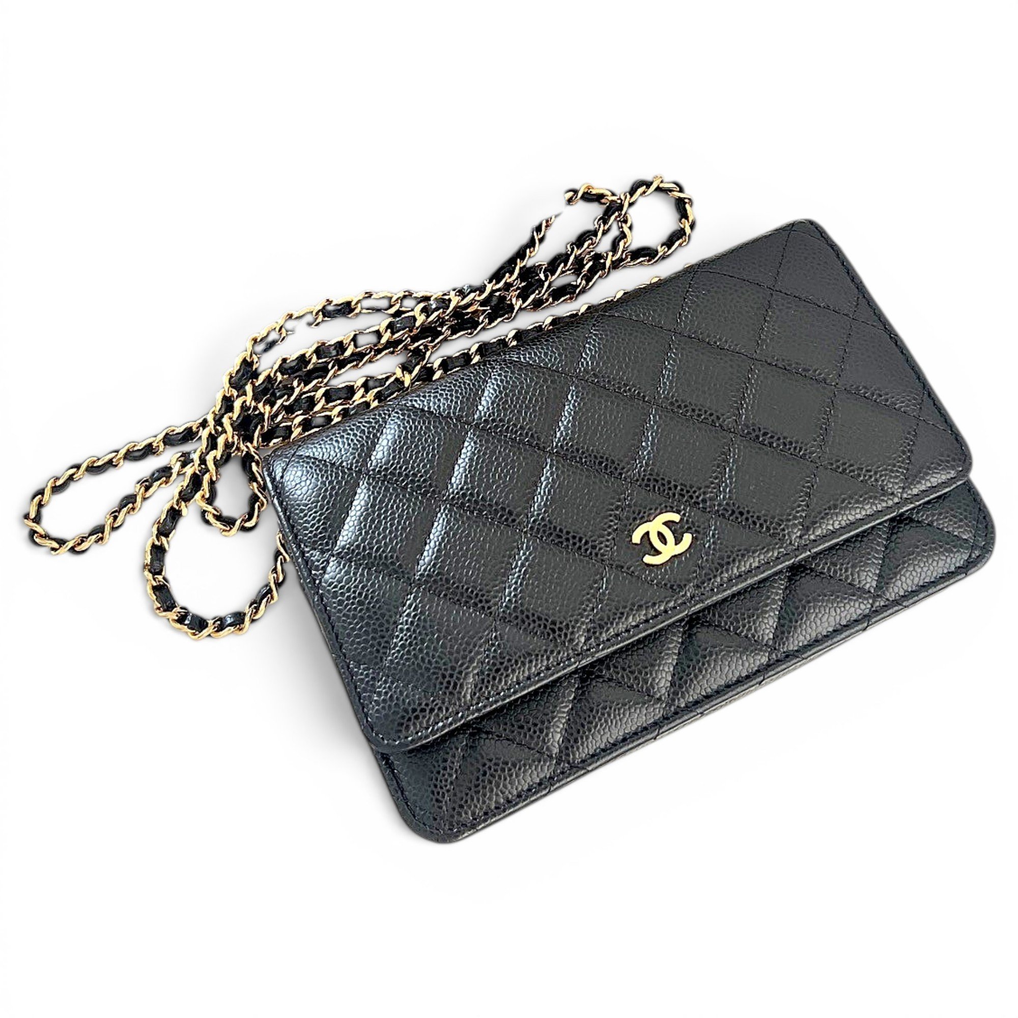 Wallet On Chain Timeless/Classique leather handbag