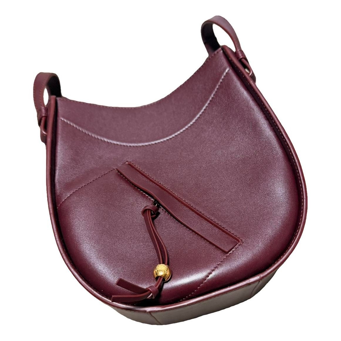 Hammock leather handbag