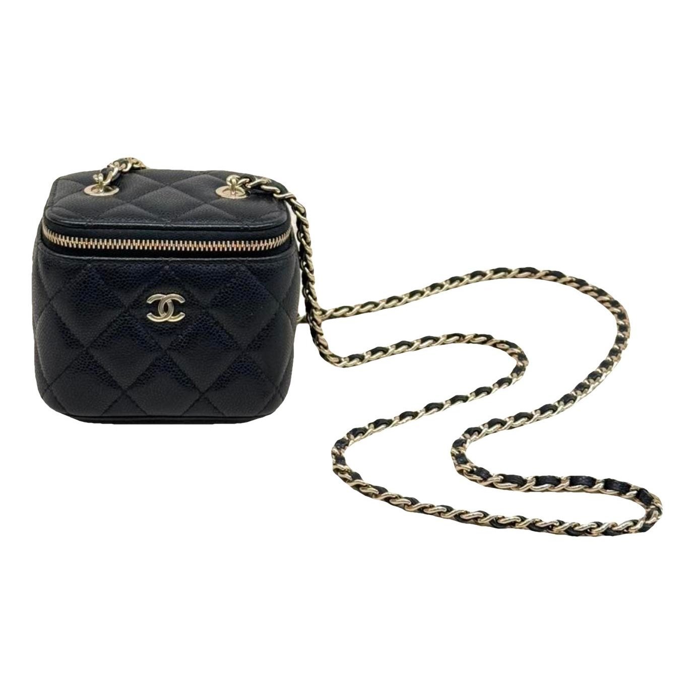 Trendy CC Vanity leather handbag