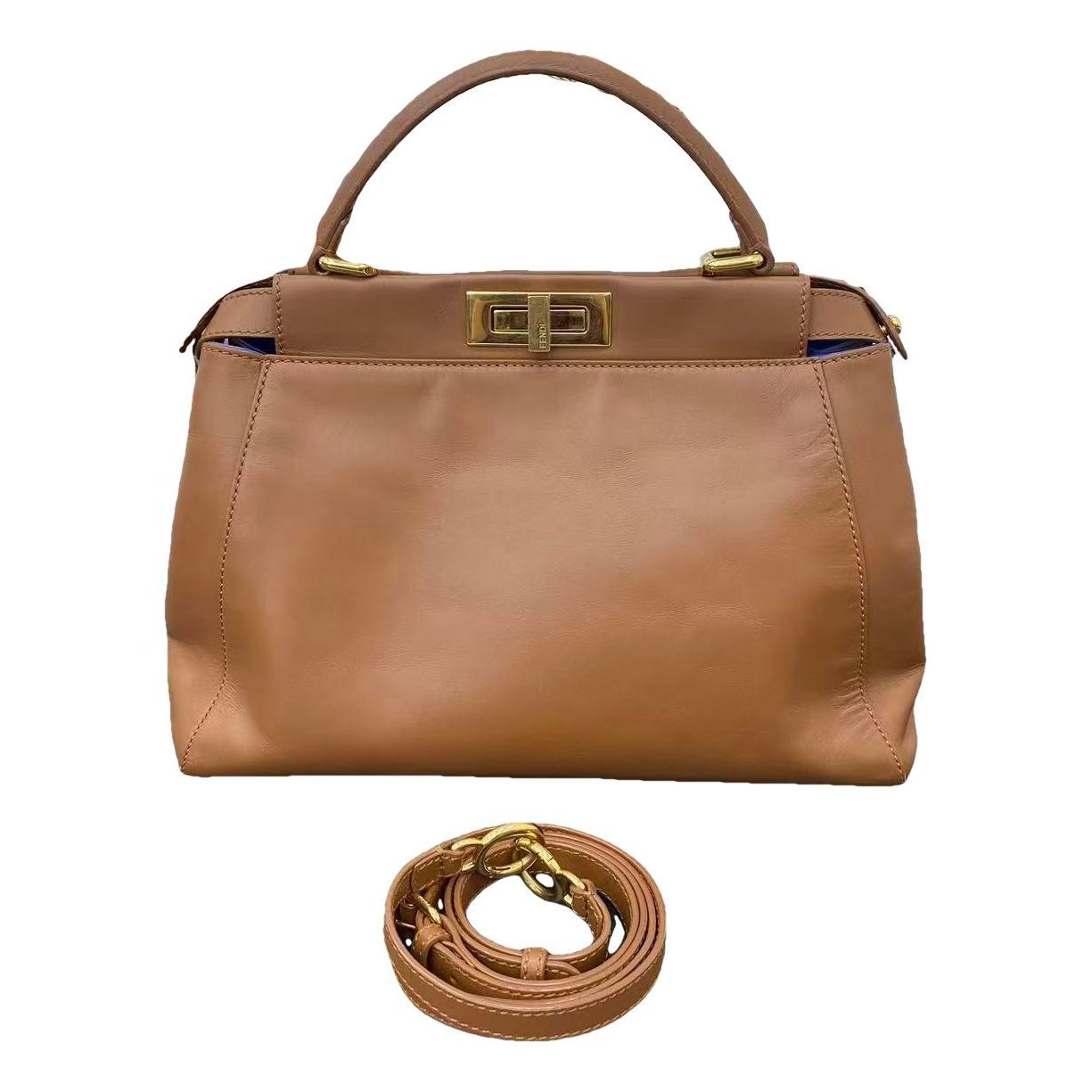 Peekaboo leather handbag