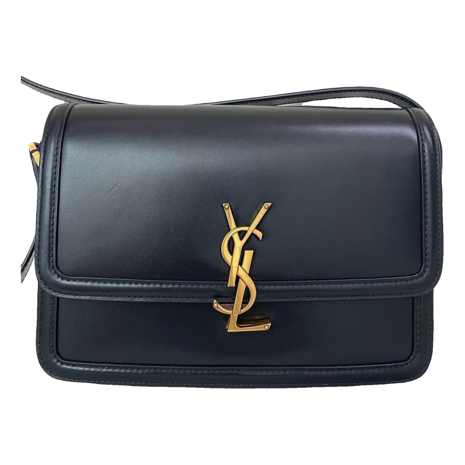 Solférino leather handbag
