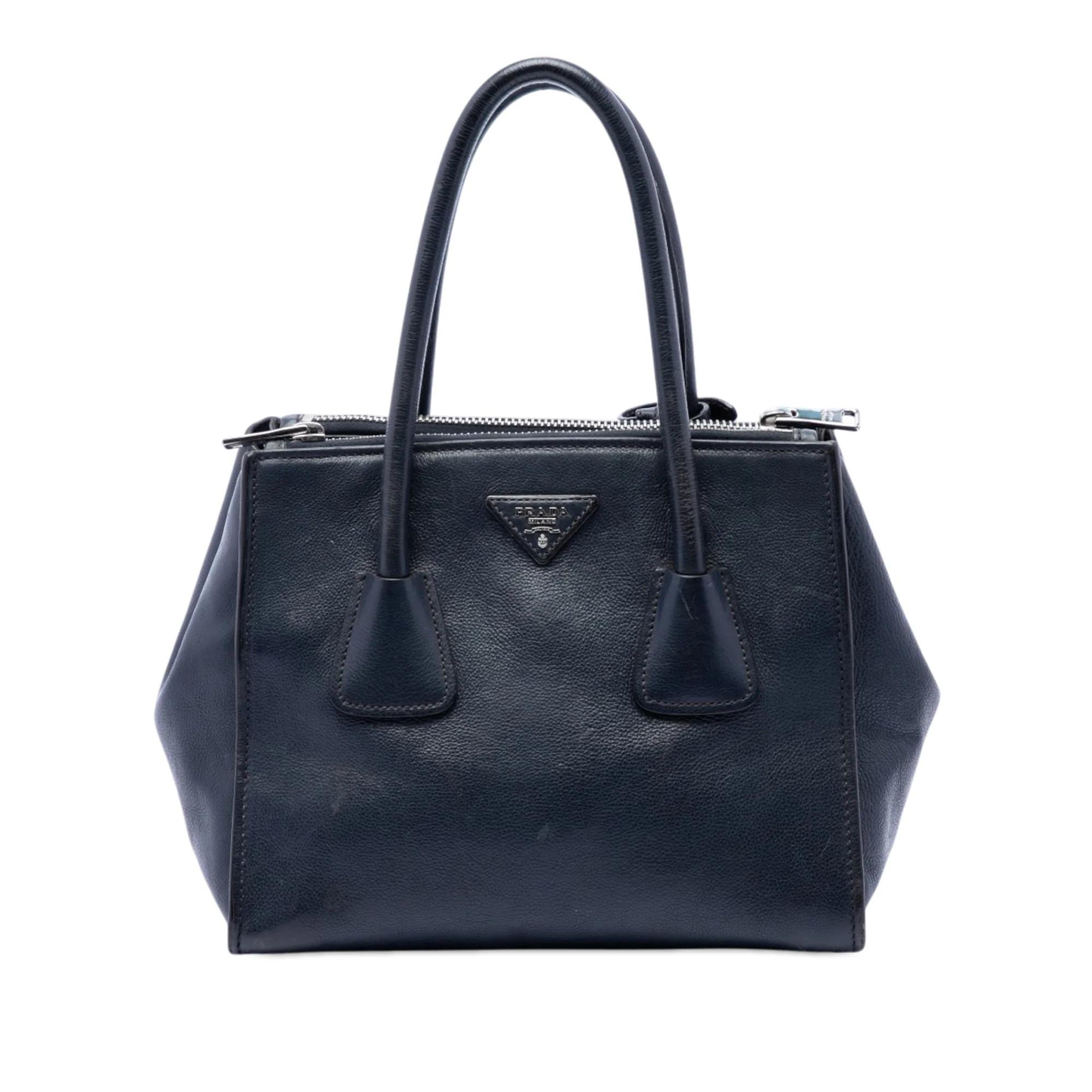 Double pony-style calfskin handbag
