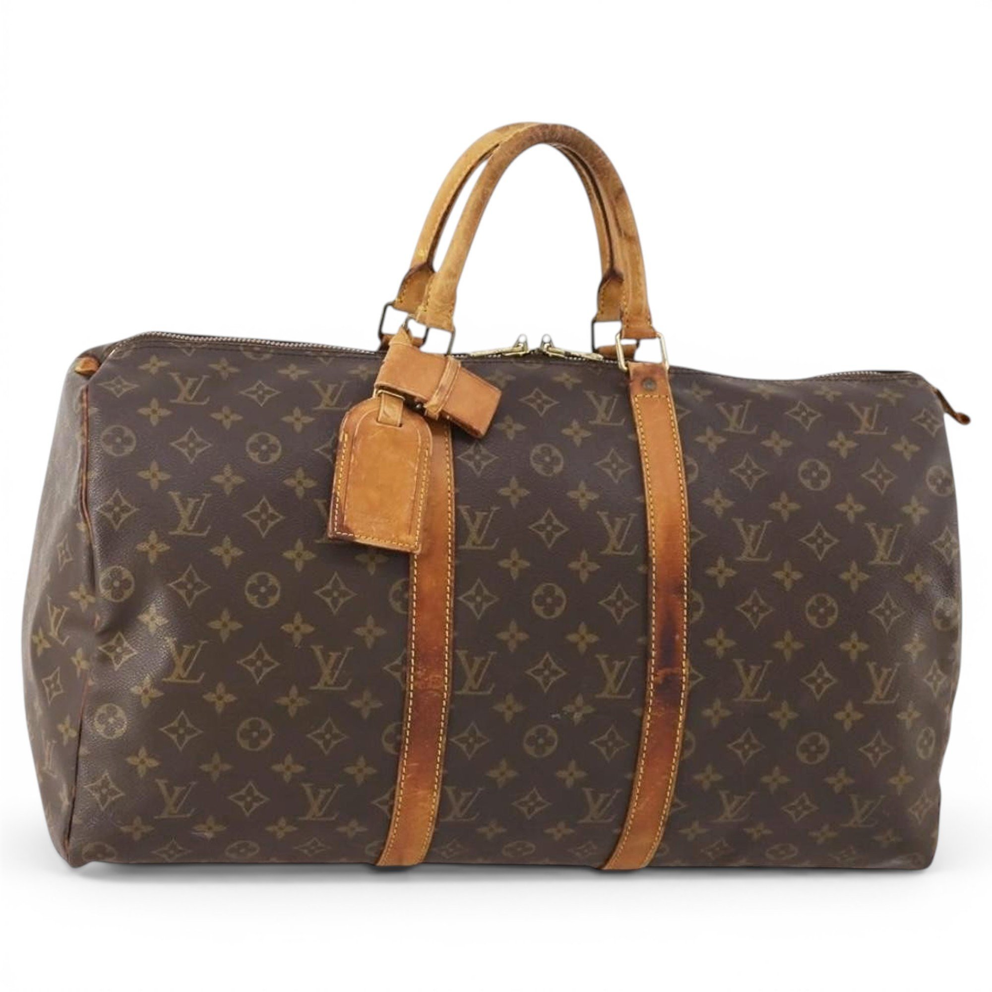 Keepall leather 48h bag