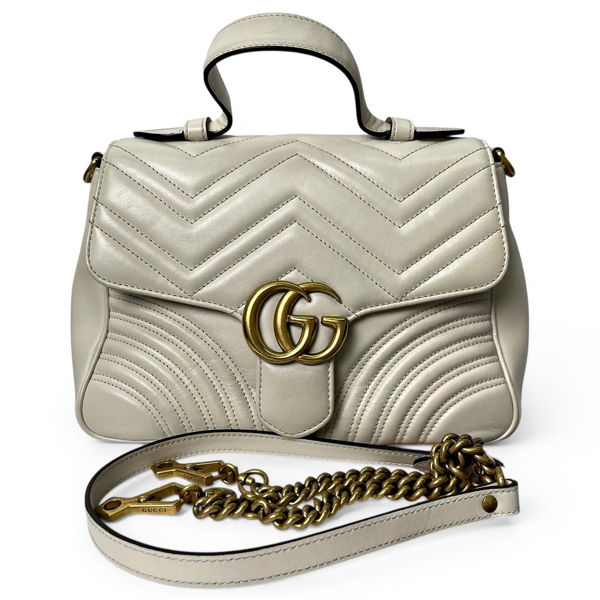 GG Marmont Flap leather handbag