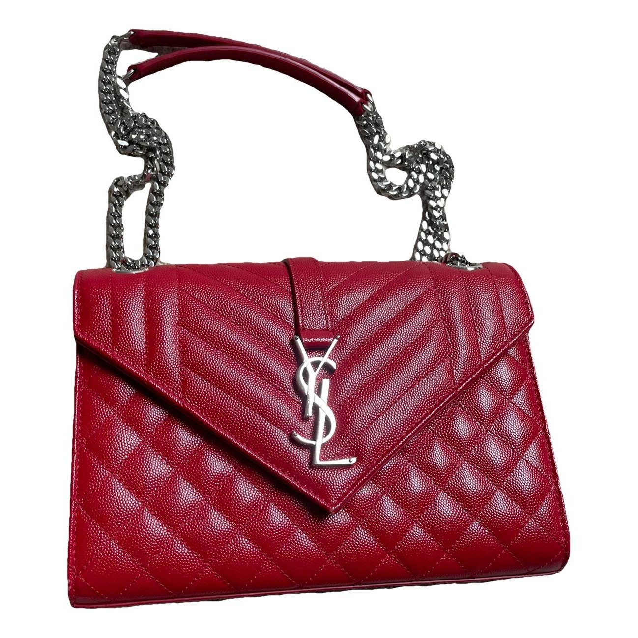 Envelope leather crossbody bag