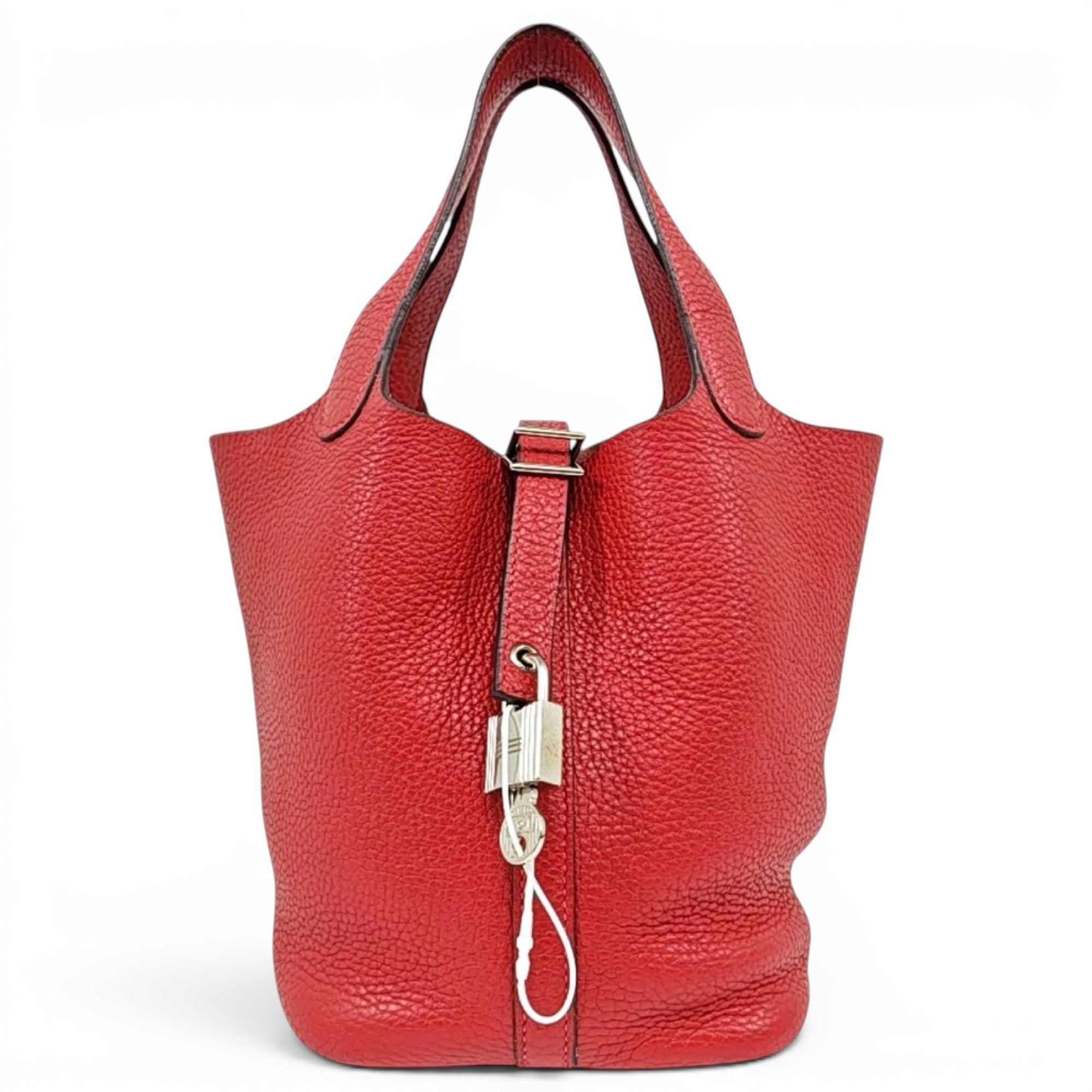 Picotin leather handbag
