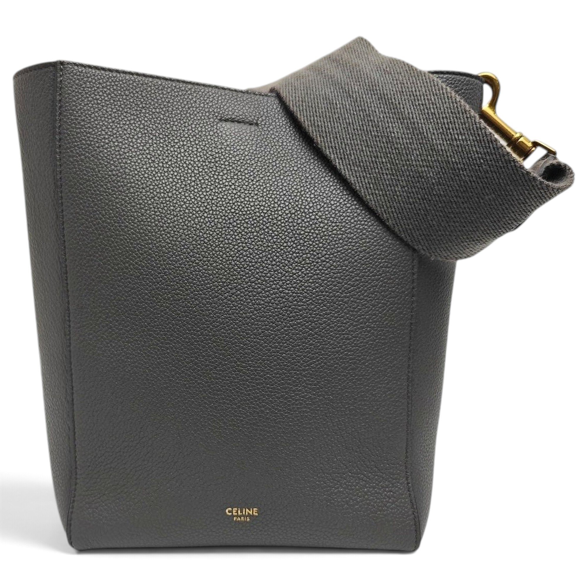 Seau Sangle leather handbag