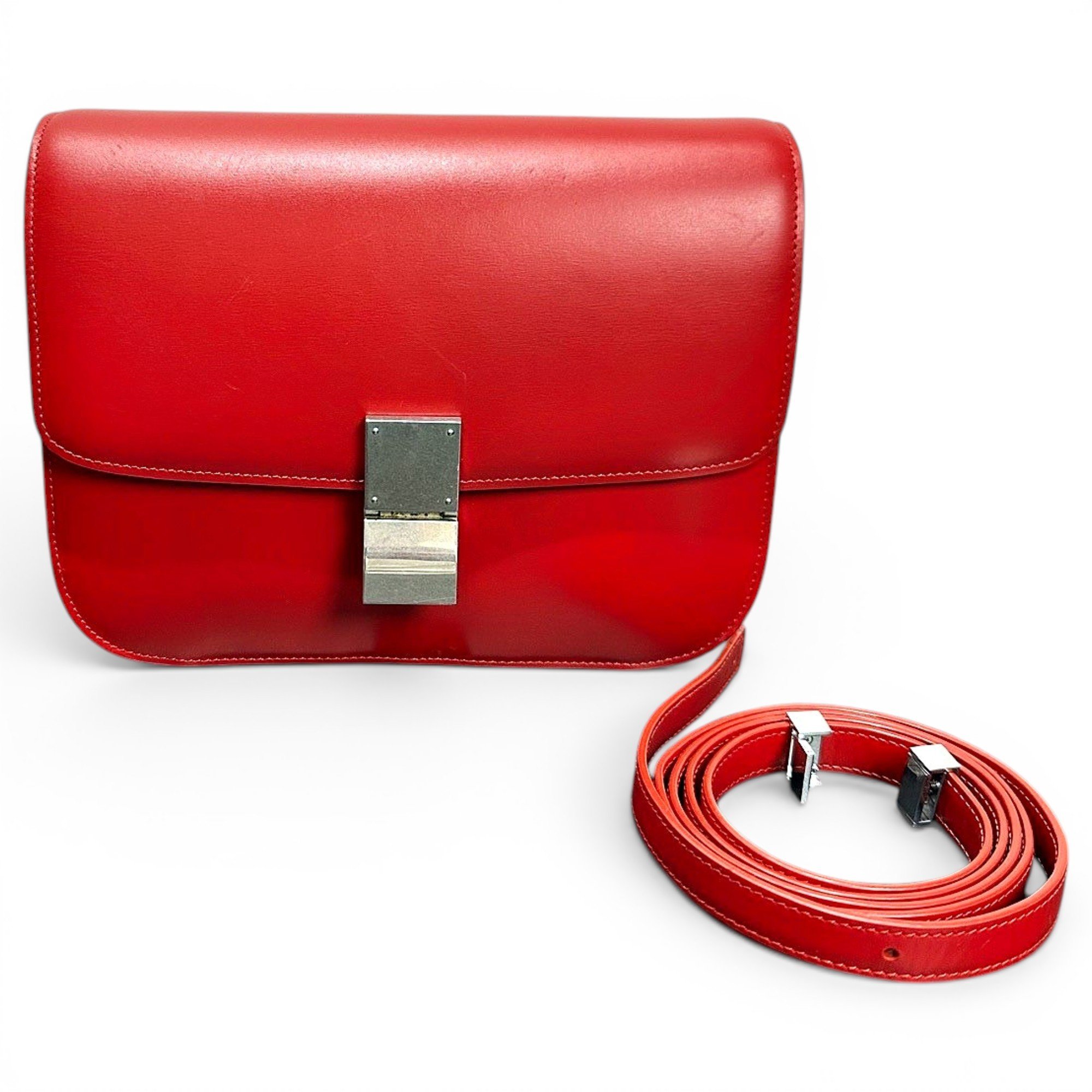 Triomphe leather handbag