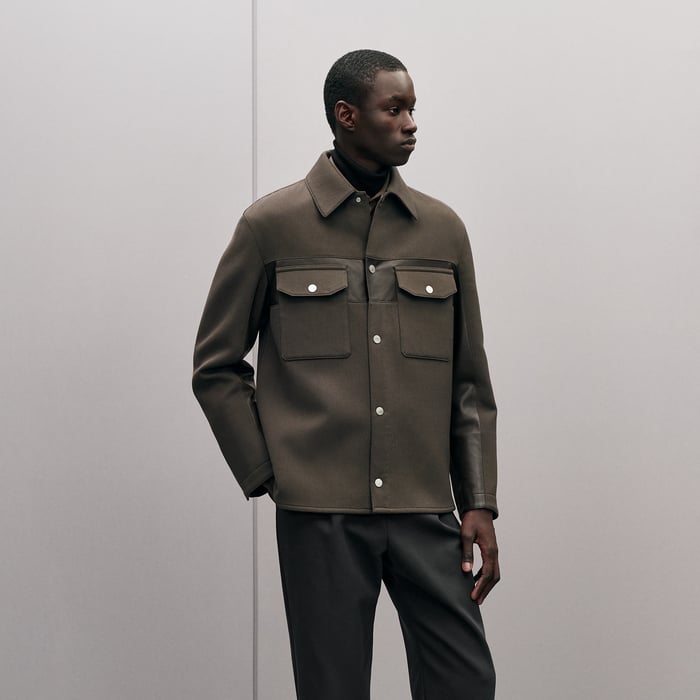 Taupe Overshirt