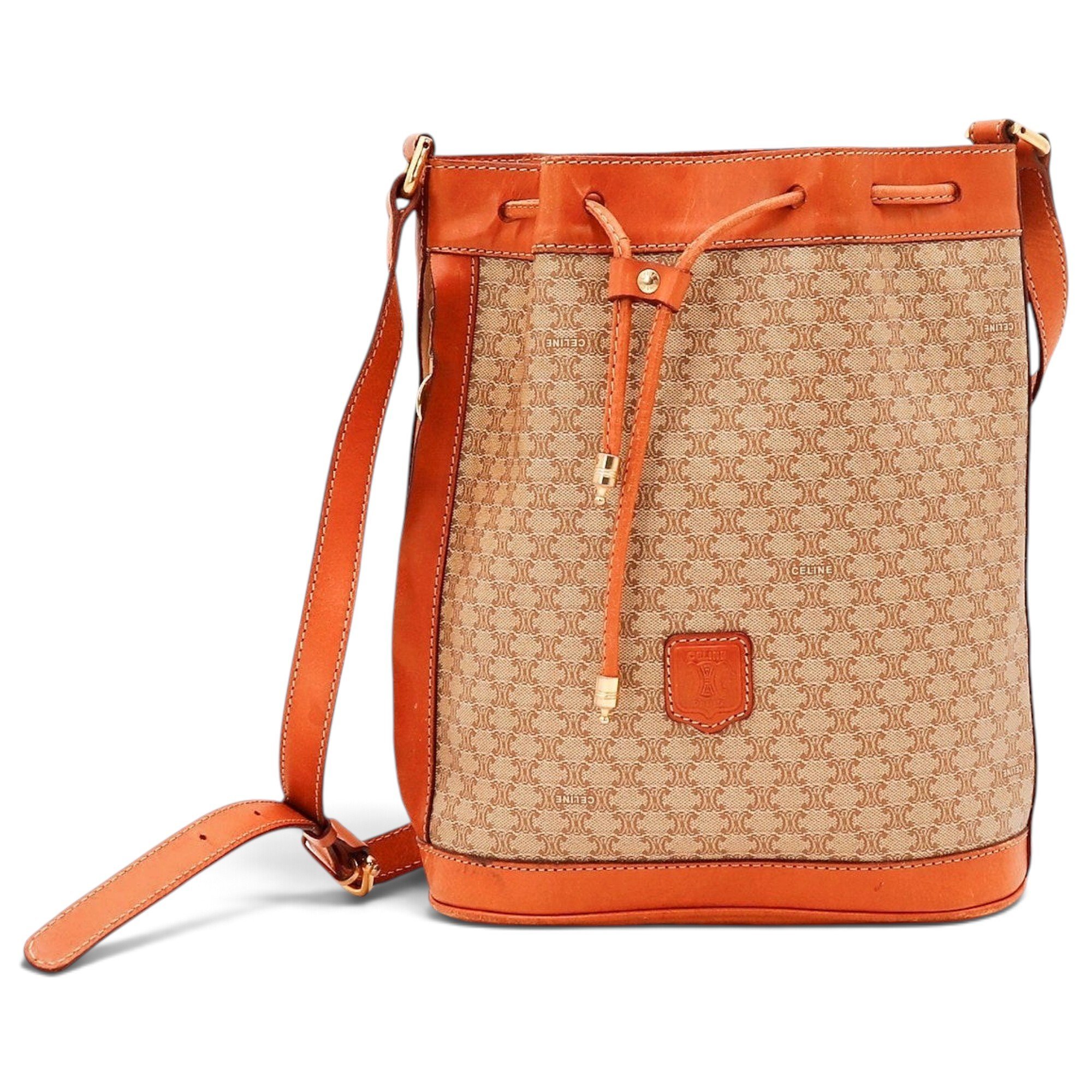 Triomphe leather handbag