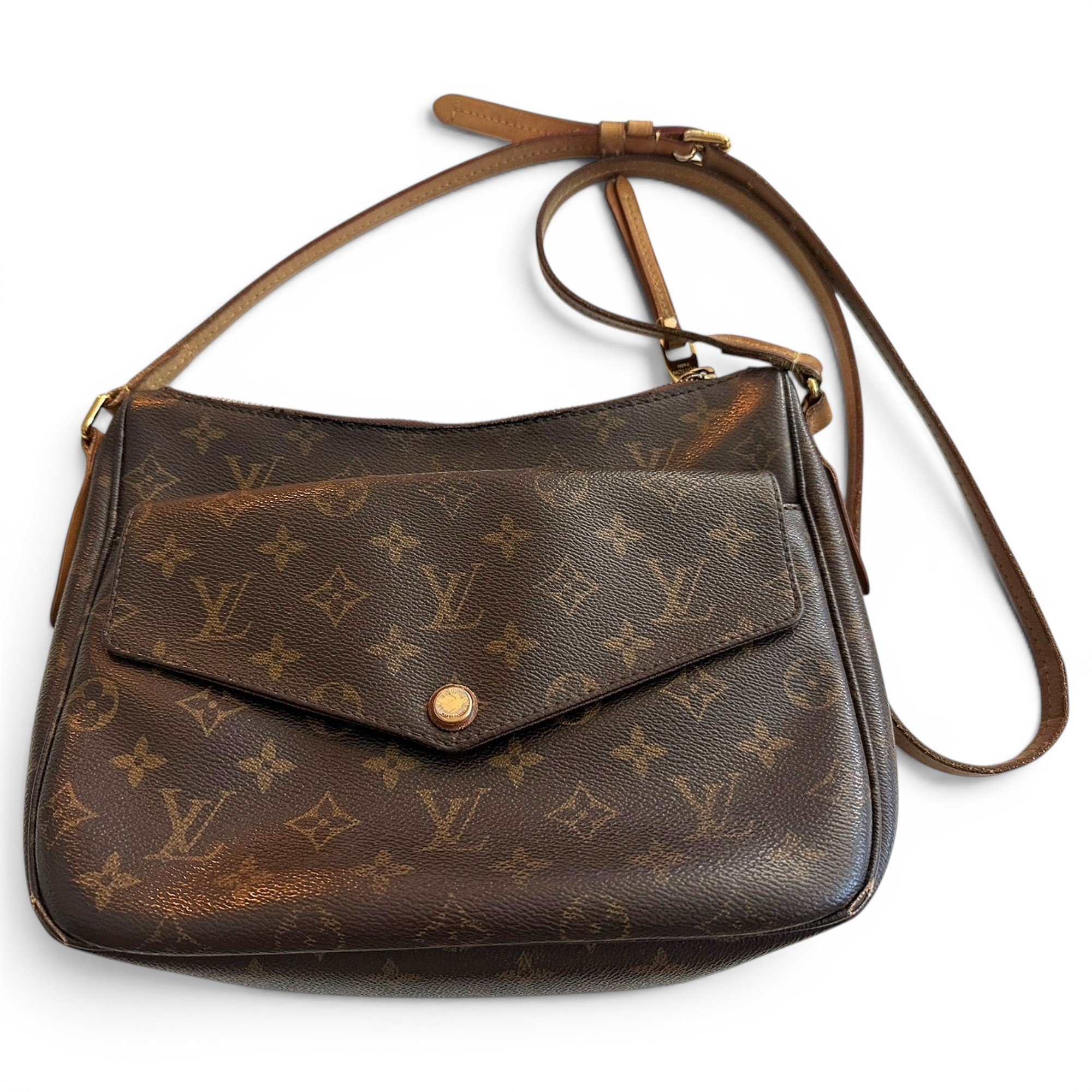 Leather crossbody bag
