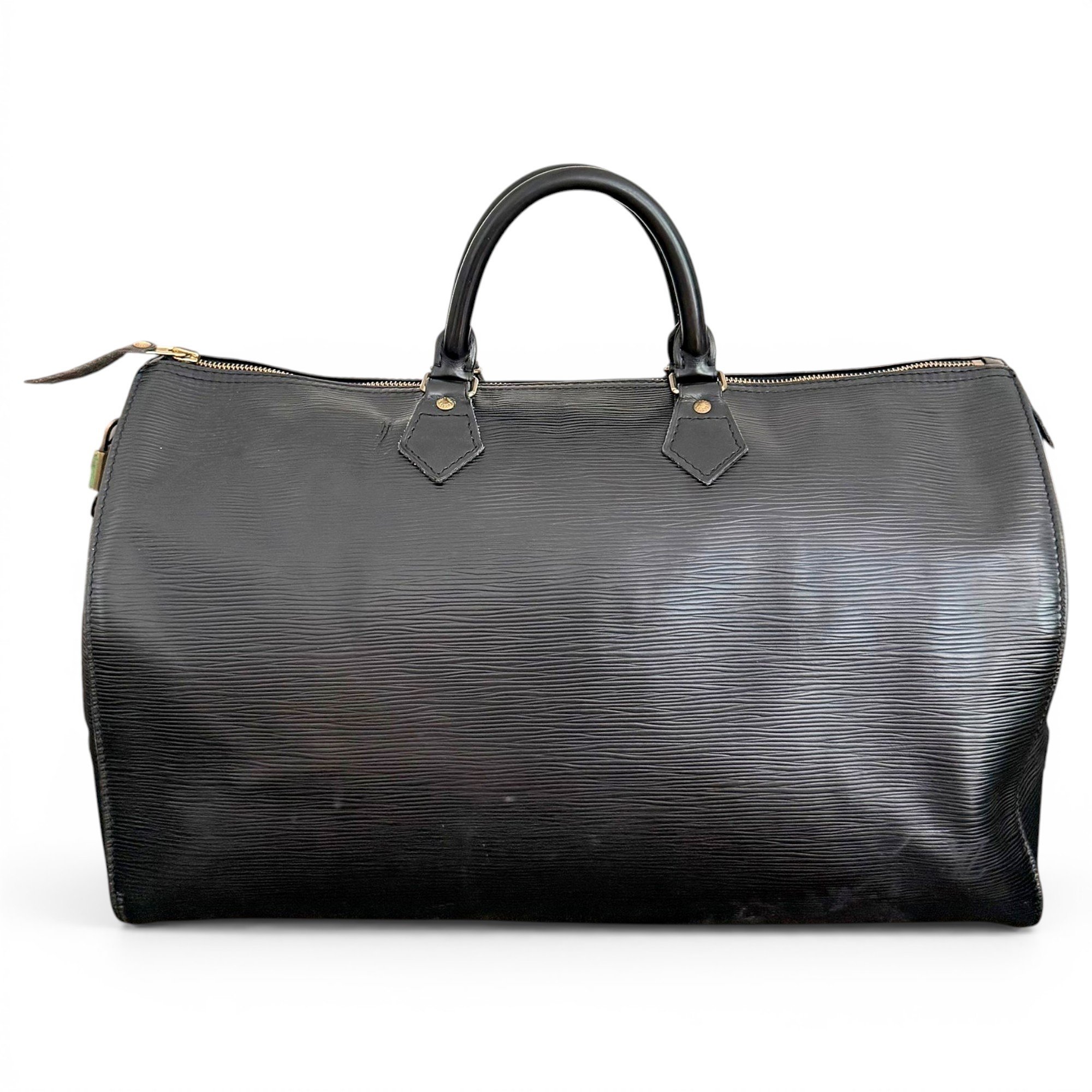 Speedy patent leather handbag