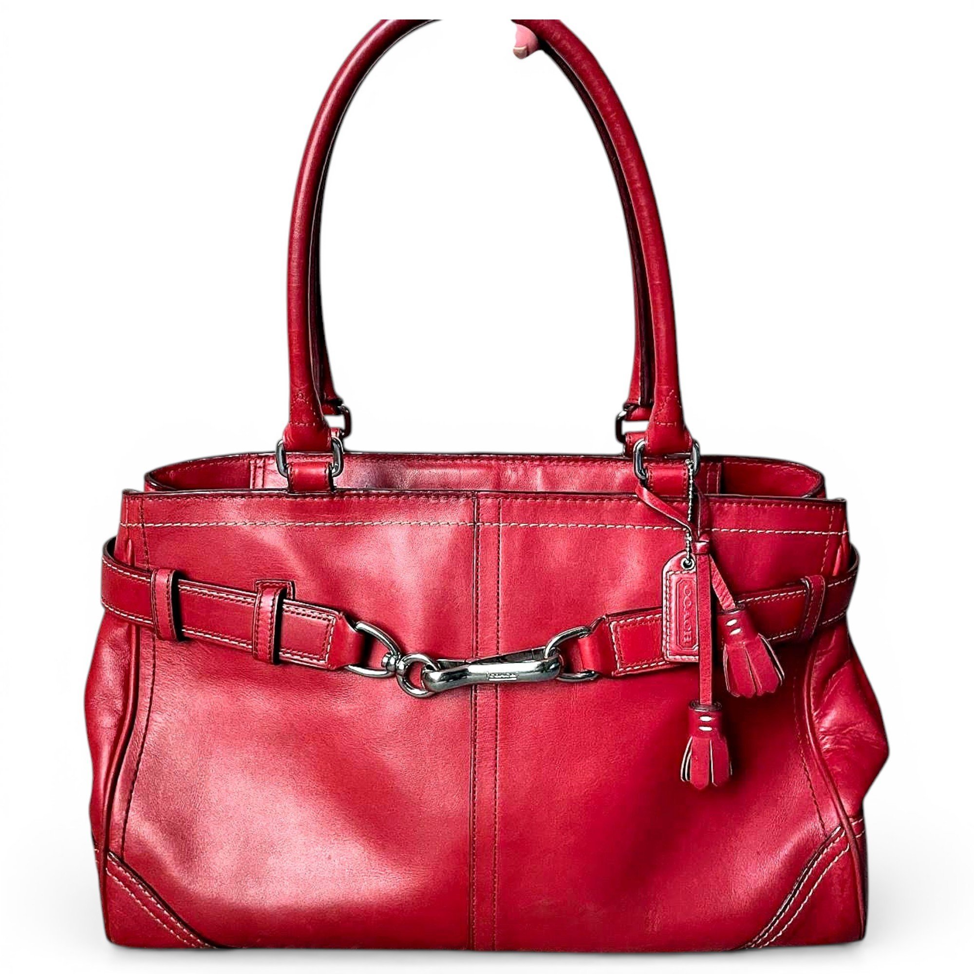 Leather satchel