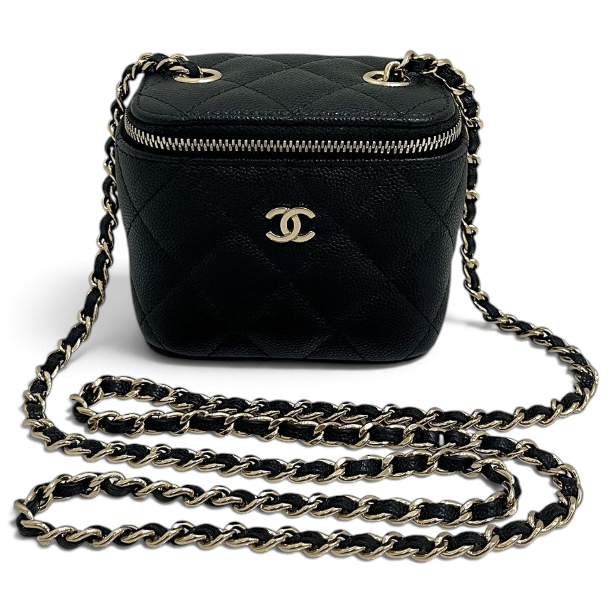 Trendy CC Vanity leather mini bag