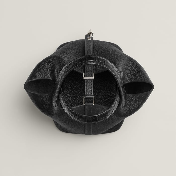 Noir Picotin Lock 18 Bag
