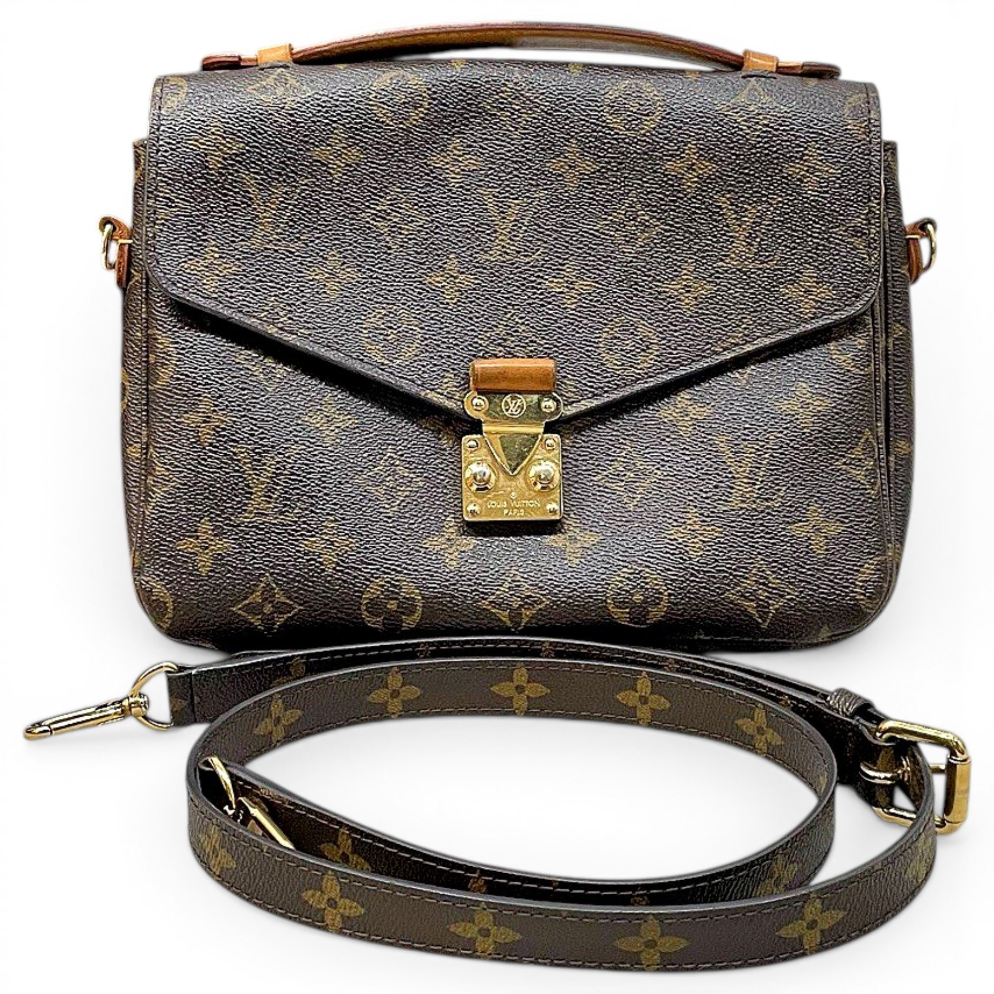 Metis leather handbag