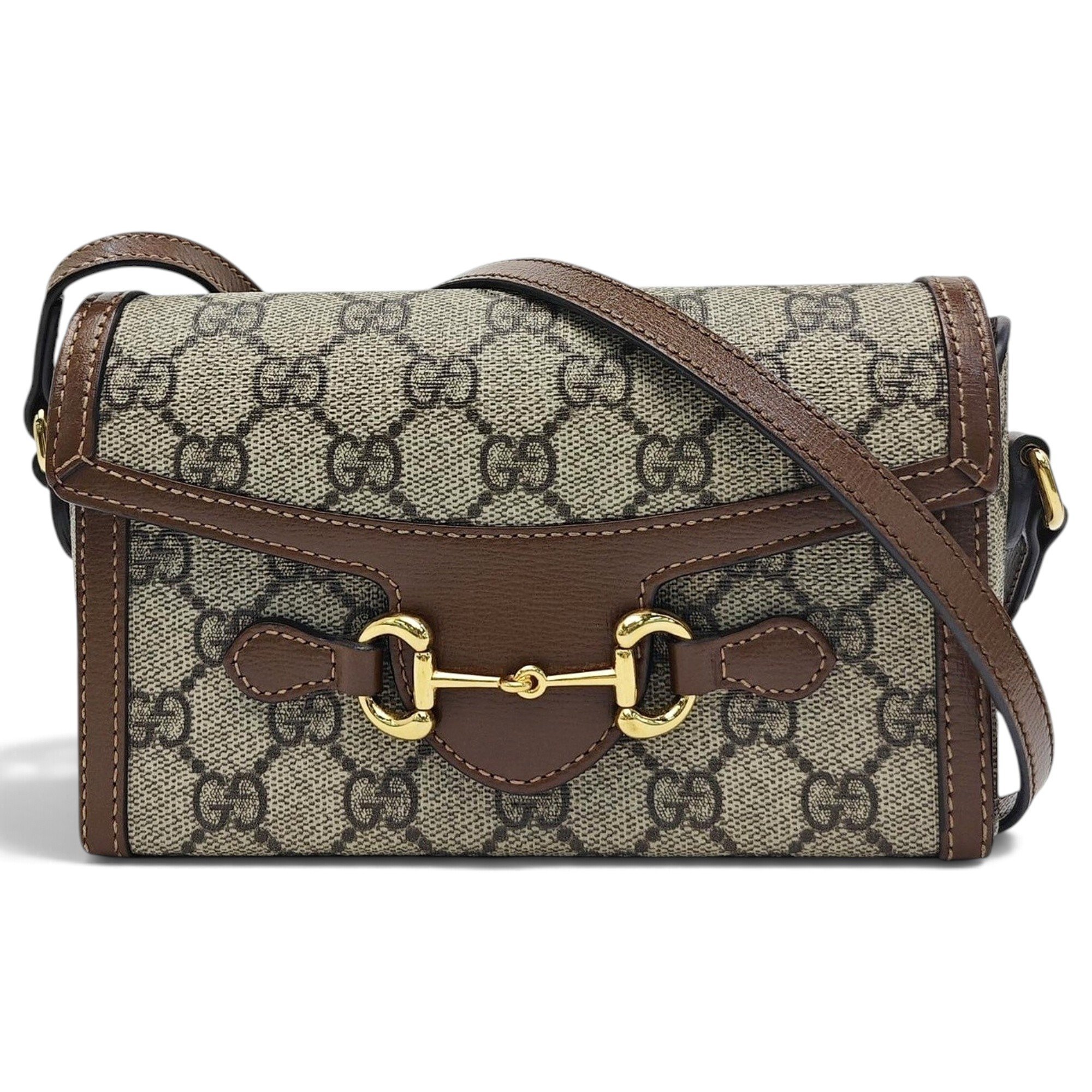 Handle Horsebit 1955 leather handbag