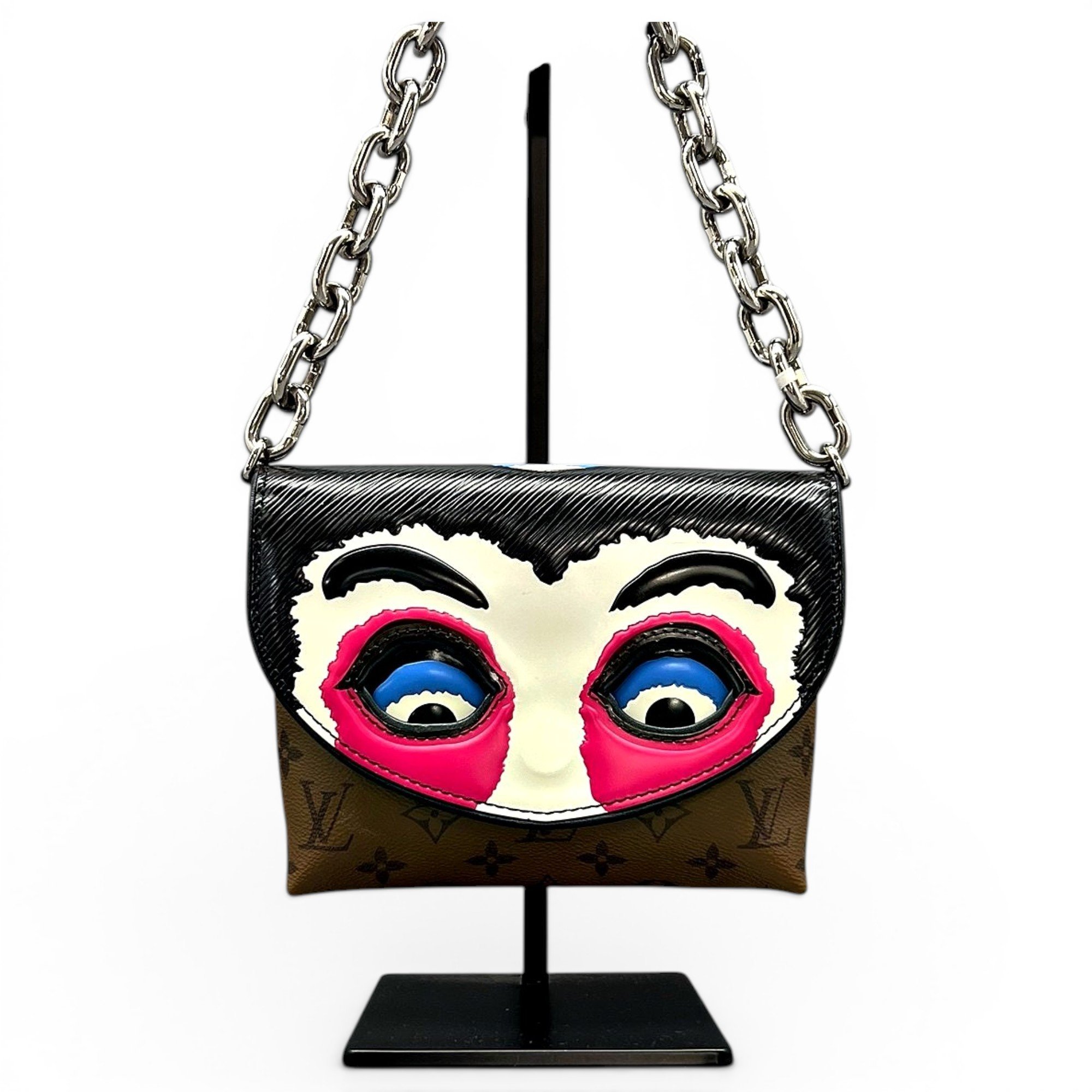 Kabuki leather handbag