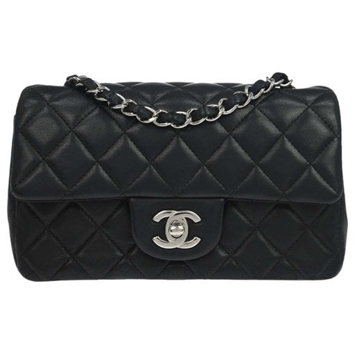 Trendy CC Flap leather handbag
