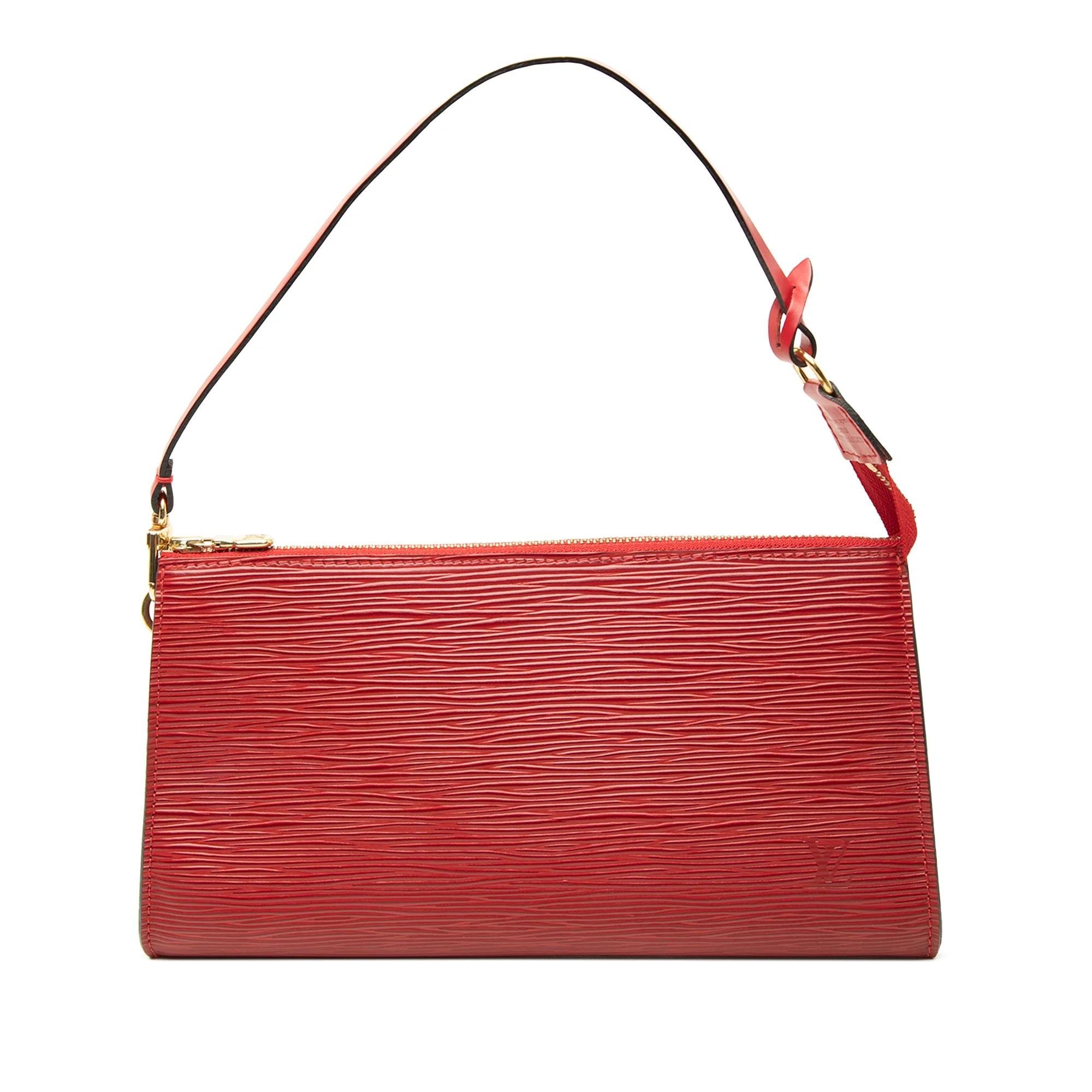 Pochette Accessoire leather handbag