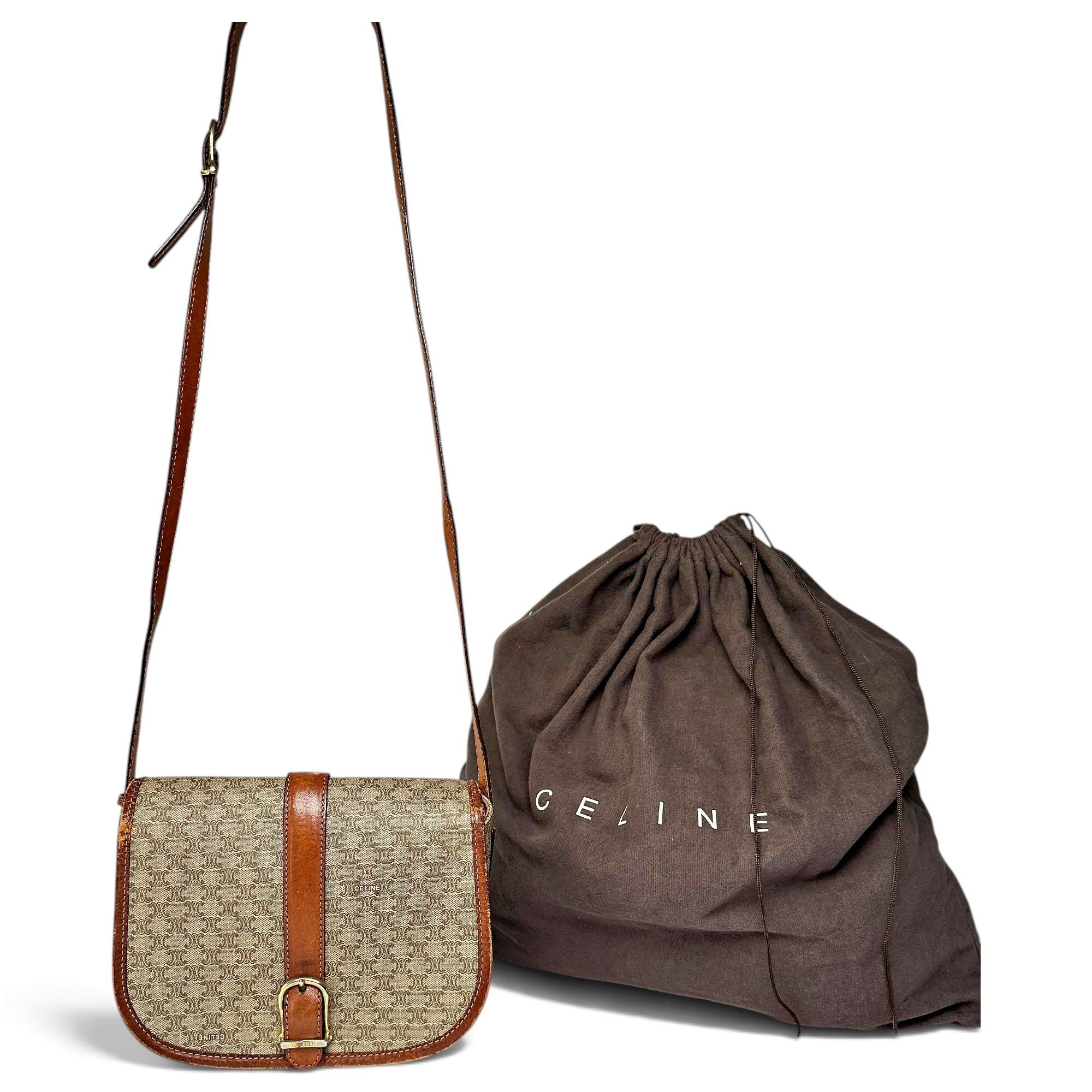 Classic leather crossbody bag